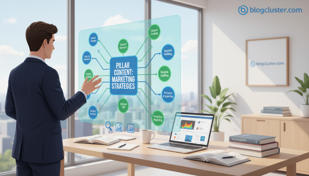 cluster contenu pilier cluster contenu pilier